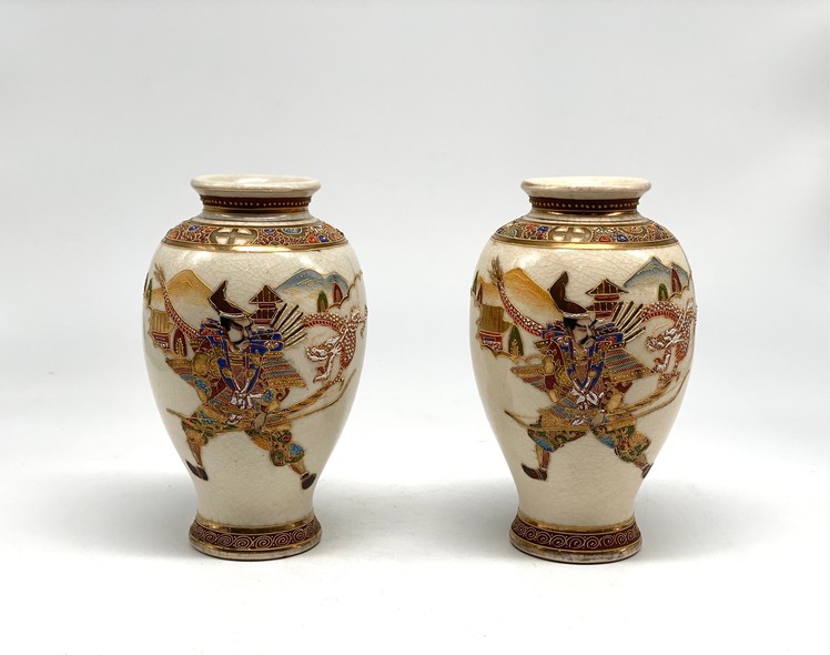 Antique Paired Vases