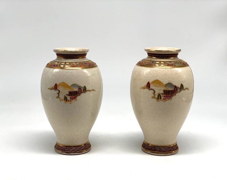 Antique Paired Vases