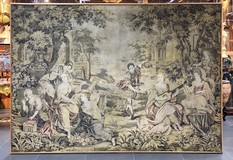 Antique tapestry "The Adventures of Telemachus. Salent"