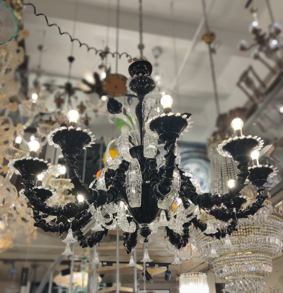 Large vintage chandelier, Murano