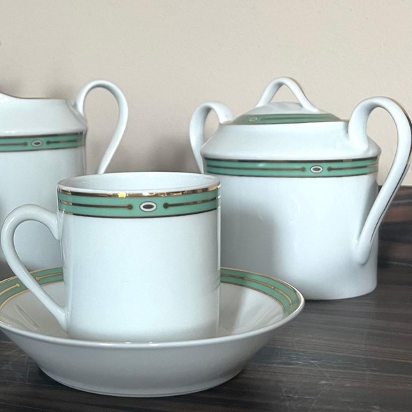 Фарфоровый кофейный сервиз, Лимож