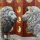 Ancient paired sculptures "Lions"