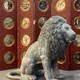 Ancient paired sculptures "Lions"