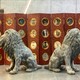 Ancient paired sculptures "Lions"