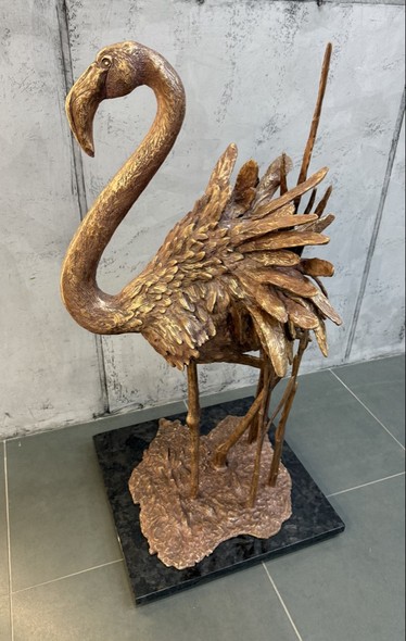 Sculpture "Flamingo"