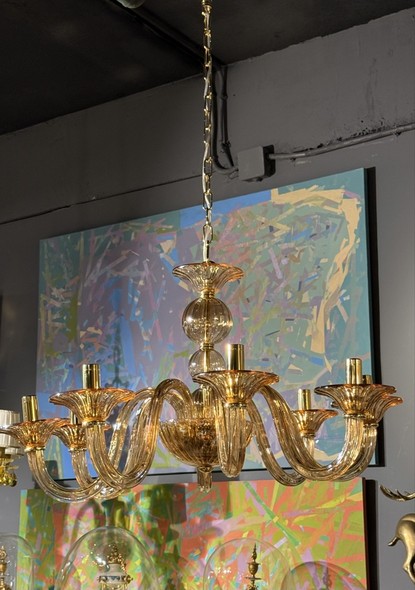 Vintage Murano glass chandelier