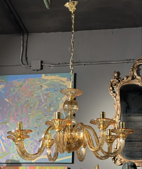 Vintage Murano glass chandelier