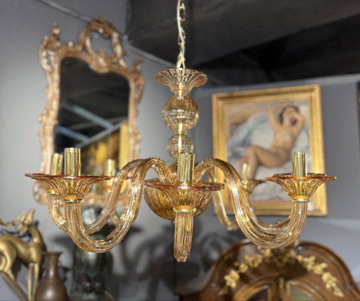 Vintage Murano glass chandelier