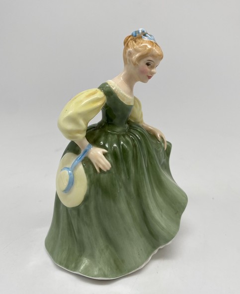 Antique sculpture "Girl in green"