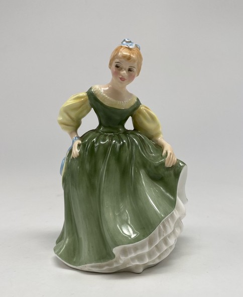Antique sculpture "Girl in green"