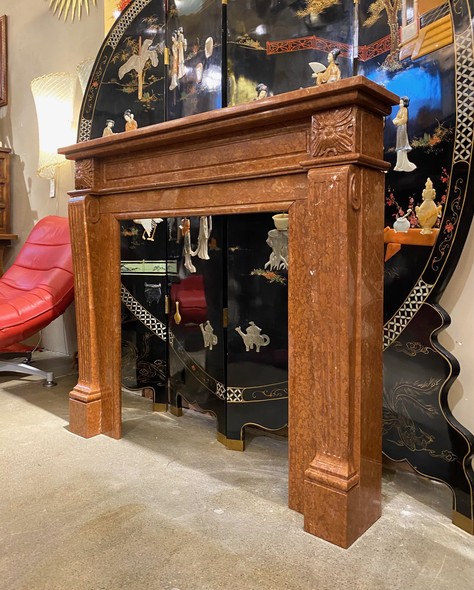 Vintage fireplace mantel
