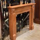 Vintage fireplace mantel