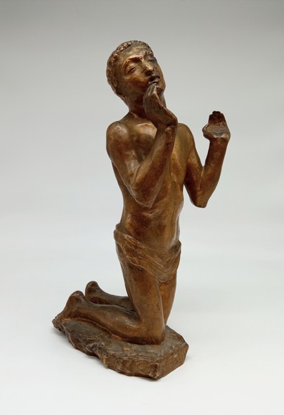 Antique sculpture "Prayer"