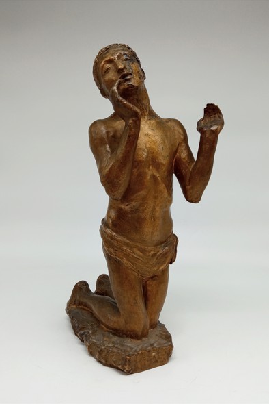 Антикварная скульптура "Молящий"