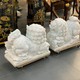 Antique paired sculptures "Pho Dogs"