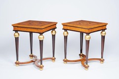 Antique paired tables