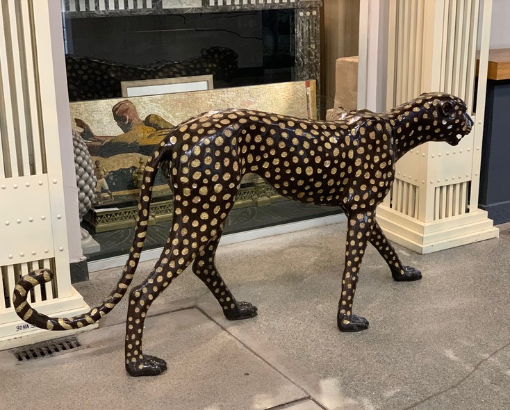 Vintage sculpture "Cheetah"