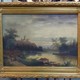 Antique painting “Fortress environs”