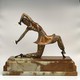 Антикварная скульптура «Экзотическая танцовщица»