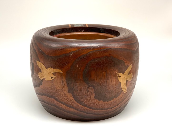 Antique hibachi vase “Bamboo”