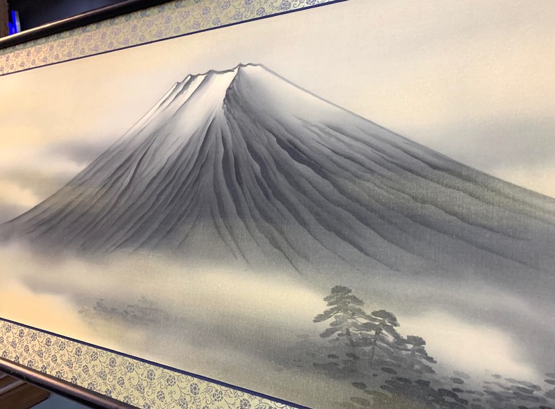 Antique panel "Fuji"