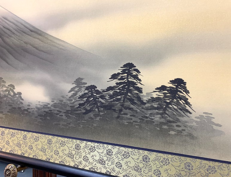 Antique panel "Fuji"