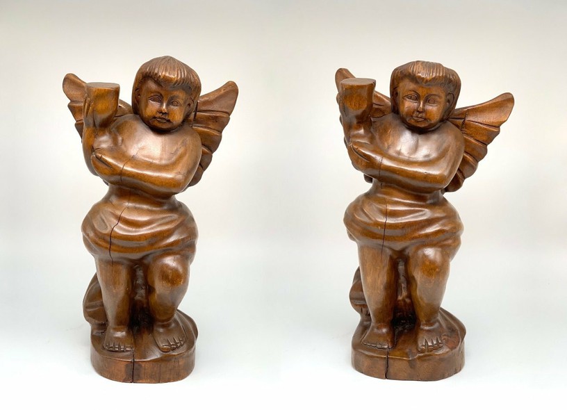 Antique paired sculptures
"Angels"