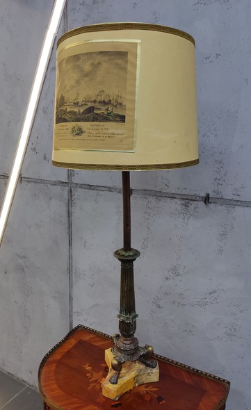 Antique table lamp in Empire style