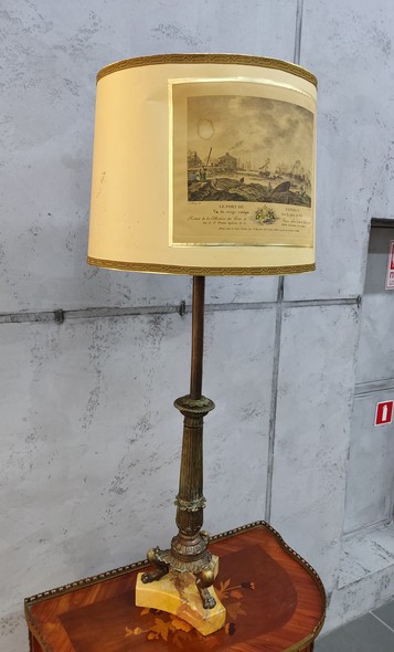 Antique table lamp in Empire style