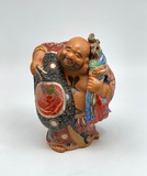 Antique sculpture "Hotei",
Japan
