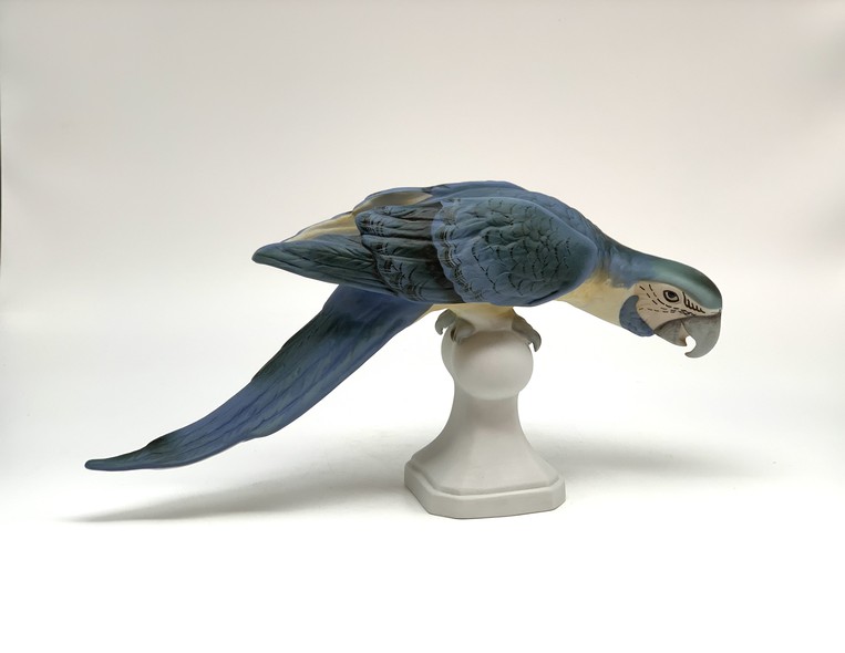 Antique Parrot sculpture
