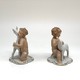 Antique paired sculptures “Putti”