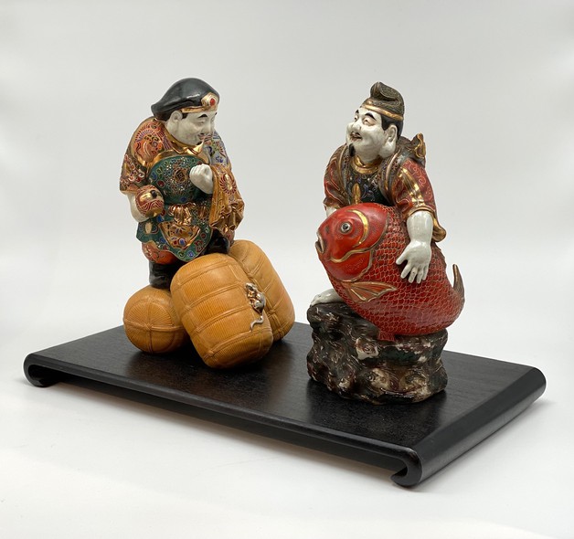Парная скульптура
«Эбису и Дайкоку»