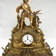 Antique clock "Musketeer".