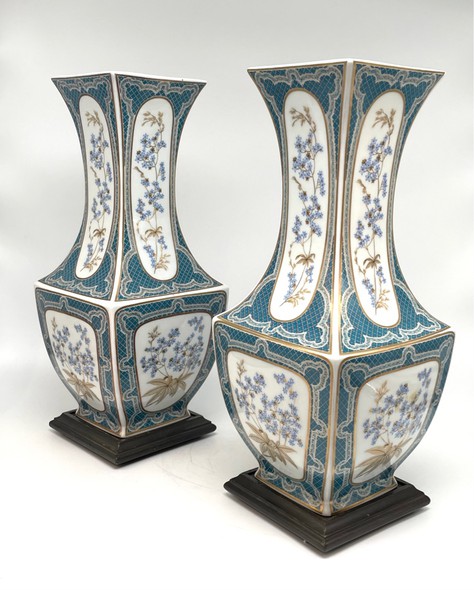 Vintage paired Italian vases
