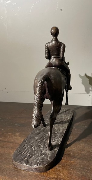 Antique sculpture "Jockey"