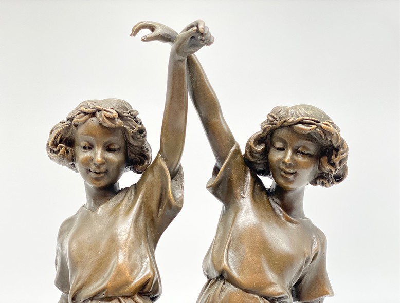 Vintage sculpture "Twins"