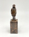 Vintage sculpture "Boy Dreamer"