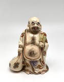 Антикварная скульптура
"Хотей с гумбаем", Сацума
