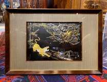 Antique panel
"Tiger and Dragon", Japan
