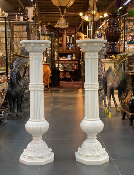 Antique paired columns