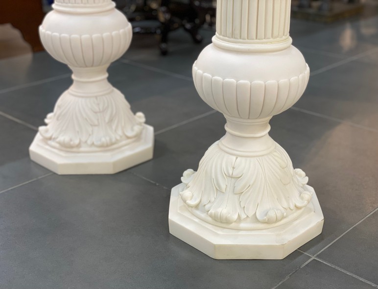 Antique paired columns