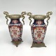 Antique paired Imari vases