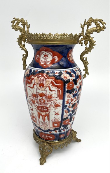 Antique paired Imari vases