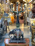 Antique candle holder "Elephant"
