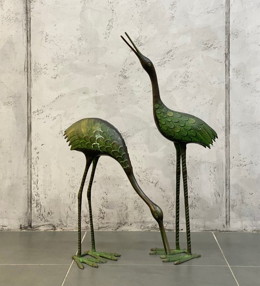 Paired sculptures "Herons"