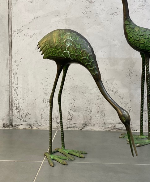 Paired sculptures "Herons"