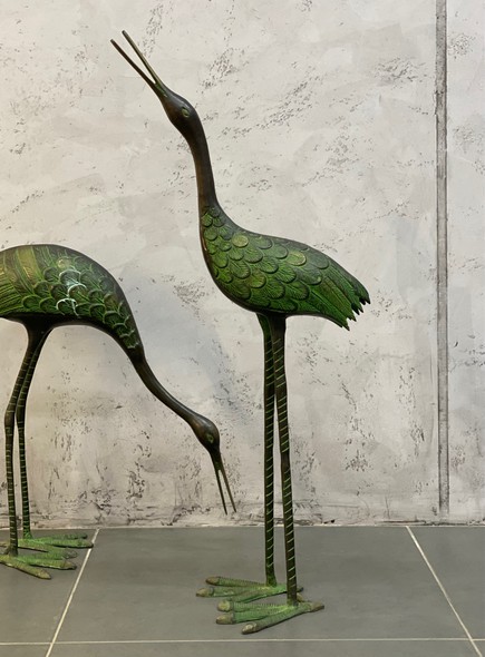 Paired sculptures "Herons"