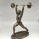 Antique sculpture "Weightlifter"