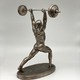 Antique sculpture "Weightlifter"